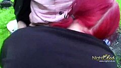 i fucked the horny neighbor's pussy outdoors