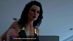 Milfy city stepsister sneaks in for that tempting night footjob in v0 6e part 40