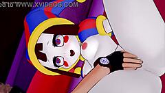 hey, pomni is back and craving more wild cartoon sex action again