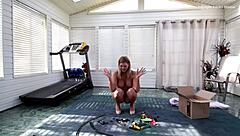 The gay guy picks up his toys after playing.