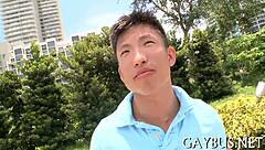 In this homosexual video, various sex scenes unfold between men in intimate settings