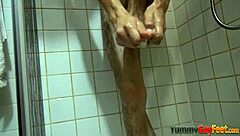 twinks get their feet worshipped before intense action