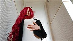 Gorgeous Italian Secretary Suffers From Colitis, Roleplaying With Boss And Farting.