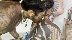 The sexy tattooed princess arrives for an intense training session with damilvvs, exploring gay pleasures.