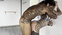 The sexy tattooed princess arrives for an intense training session with damilvvs, exploring gay pleasures.