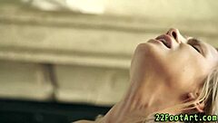 Foot fetish babe teases with skilled cumshot finish