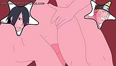 naruto and sasuke getting it on in gay action