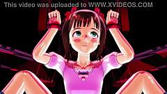 Hey, wanna play a sexy game challenge with jiggly Haruka in 3D?