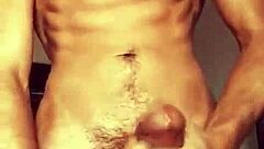 This Hot Soloboy Strokes His Monster Cock Until He Bursts. You Gotta See the Cumshot Action!