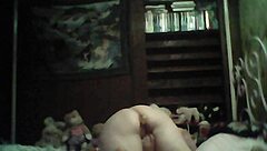 Deep anal masturbation with toys and orgasm