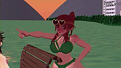 in this hentai story, the milf georgia gets her peach all up in orgasmic pleasure