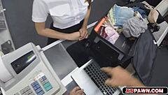 51Xspawn0: Brunette Teen 18+ With Big Tits Gets Hardcore Blowjob