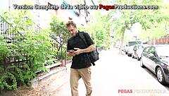 Choking Deepthroat with Pegas Productions Blonde Mom!