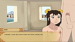 hey, diving into four elements trainer book 4 with experienced anime pussy!