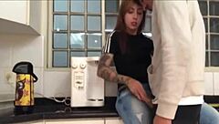 motoboy fucked me bareback after failing to charge my card, gaping my ass with big cock