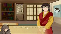 hey, diving into four elements trainer book 4 with experienced anime pussy!