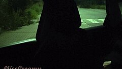 Wow, my wife squirts and bangs a voyeur in public parking! 😲