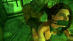 Skyrim's dark desires with bound Adrianne in rough anal.