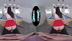 Wetvr pool table tease fuck vr porn with april valentino 😍