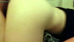 hot redhead bends over, 'fuck my shaved pussy hard' she moans