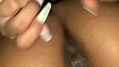 Gaping Her Tight Hole with Toys Until She Cums Hard