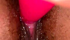 Gaping Her Tight Hole with Toys Until She Cums Hard