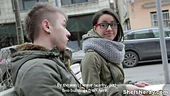 I can’t get enough of nerdy birdy Izi Ashley! She’s getting so dirty with hardcore teen action, licking and kissing until the cumshot.