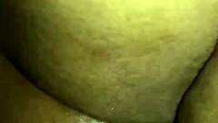 she explored every inch of her soft ebony bubble butt during play.