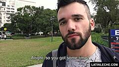 Turning a young Latino gay teen into my personal toy outdoors.