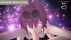 big ass animation got me hooked with huge tits and brunette curves! 🔥