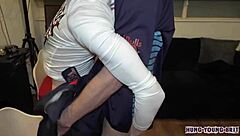 yo, check these karting lads racing with raw bareback action tonight