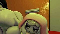 Damn, unexpected appointment with AntonelaChan in wild anime action!