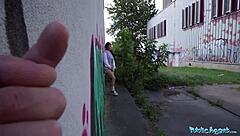 i saw her masturbating in public, craving a huge tool to ride