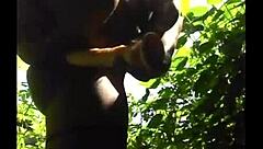 man, i messed up recording flexible ebony pussy outdoor fuck