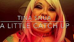 Chubby Brit Domme Tina Snua Smokes Superking While Talking Dirty