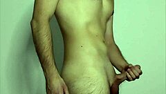 High quality webcam session with young amateur stroking solo