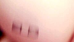 Latina sucks monster cock dry in intense blowjob