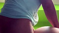 Fucked hard in the ass during rough play.