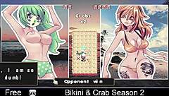 Want to see bikini striptease in crab season 2?