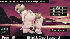 Want to see bikini striptease in crab season 2?