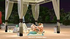 Beach Walk with Taylor and Joe Turns Wild in 3D Hentai - PREVIEW VERSION.