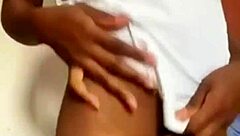 i'm showing off my bubble butt and wet pussy lips in crazy masturbation.