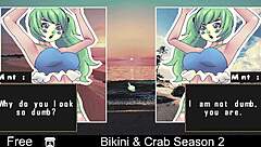 Want to see bikini striptease in crab season 2?