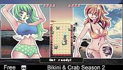 Want to see bikini striptease in crab season 2?