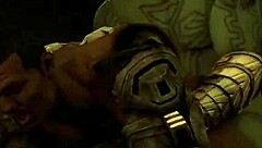 Passionate Sex Between Kano And Johnny Cage In Mortal Kombat