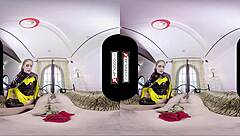 i'm bat slut in batgirl xxx cosplay wanting to fuck you silly with vr goggles