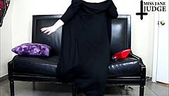 foot bitch on vacation gets tied up and teased in heels. she begs for more.