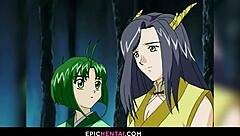 sweet virgin in cartoon gets fingered and pounded by monster cock