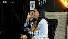 marcelly melo in sheer red lingerie story