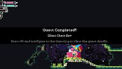 What if we use this huge sextoy on the big monster girl in flip witch pixel hentai game episode 2?